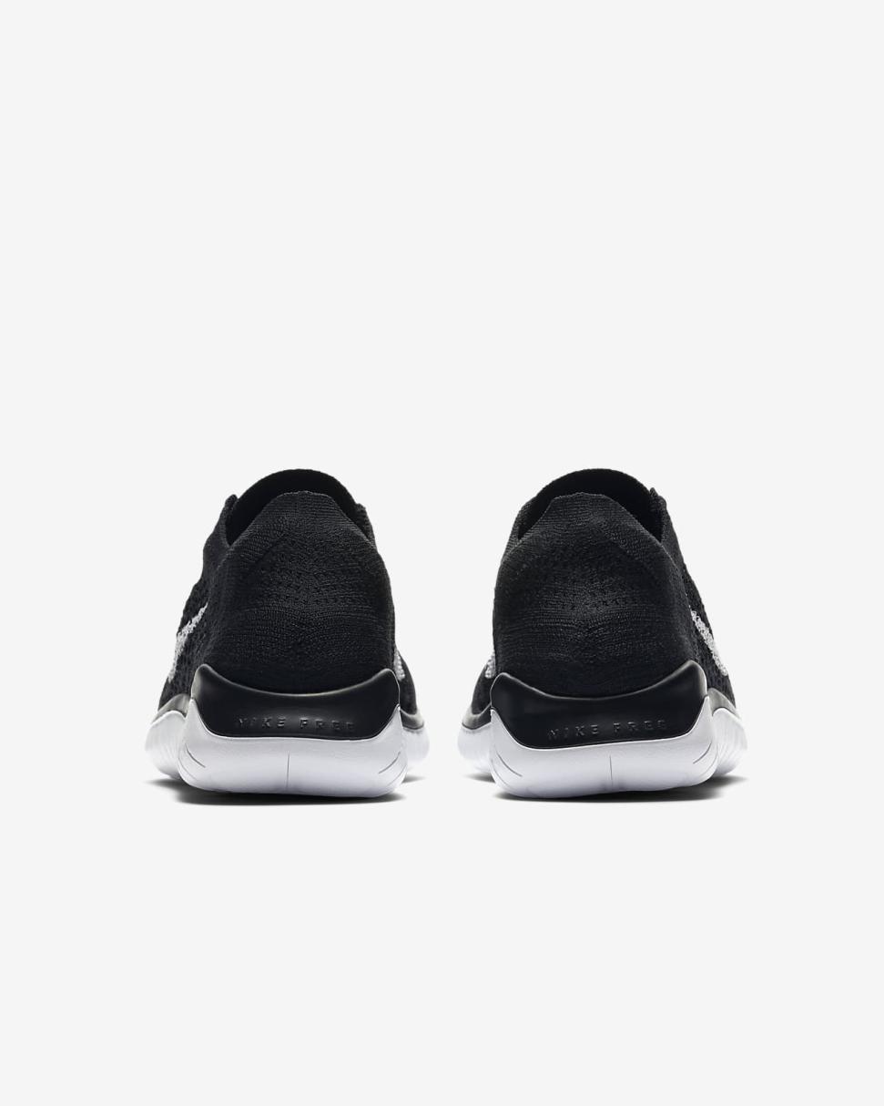 Nike Free Run 2018 Black/White | Womens Nike Running