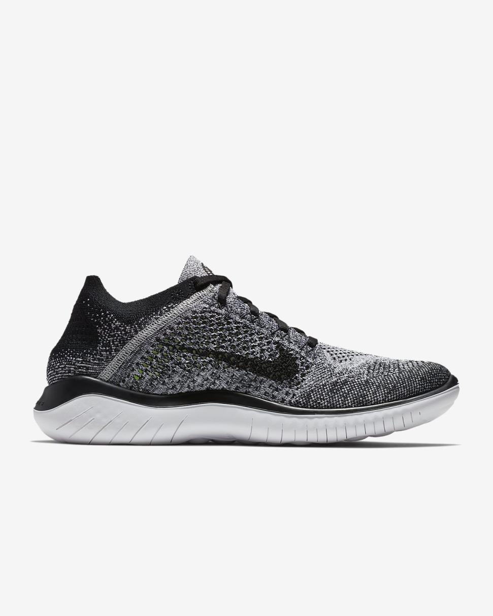 Nike Free Run 2018 White/Grey/Black | Mens Nike Running