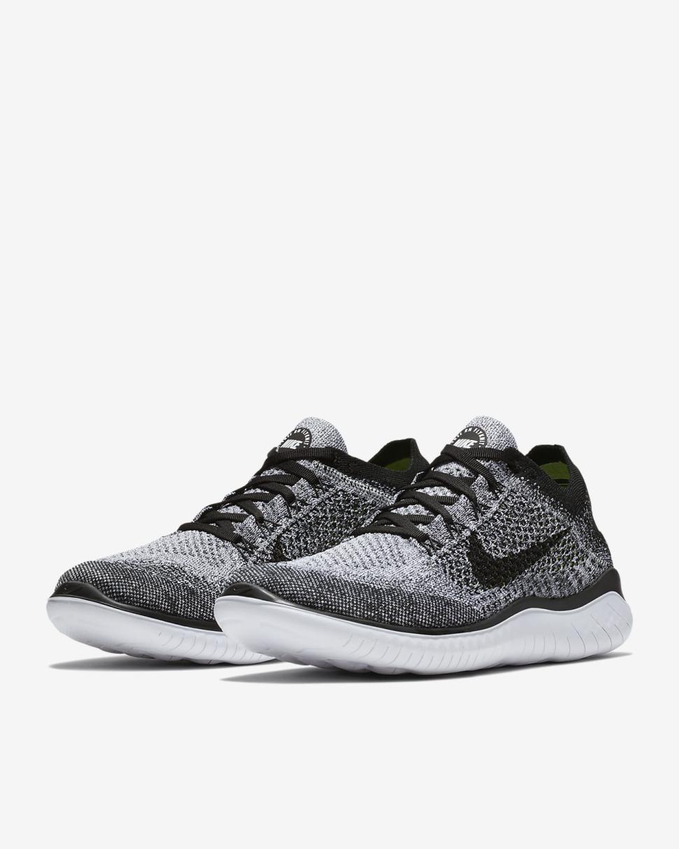 Nike Free Run 2018 White/Grey/Black | Mens Nike Running