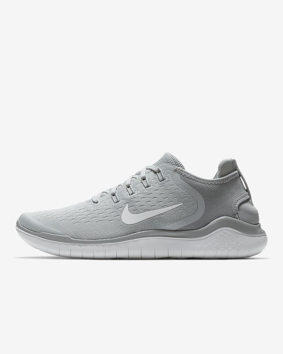 Nike Free Run 2018 Wolf Grey/White/Volt/White | Mens Nike Running