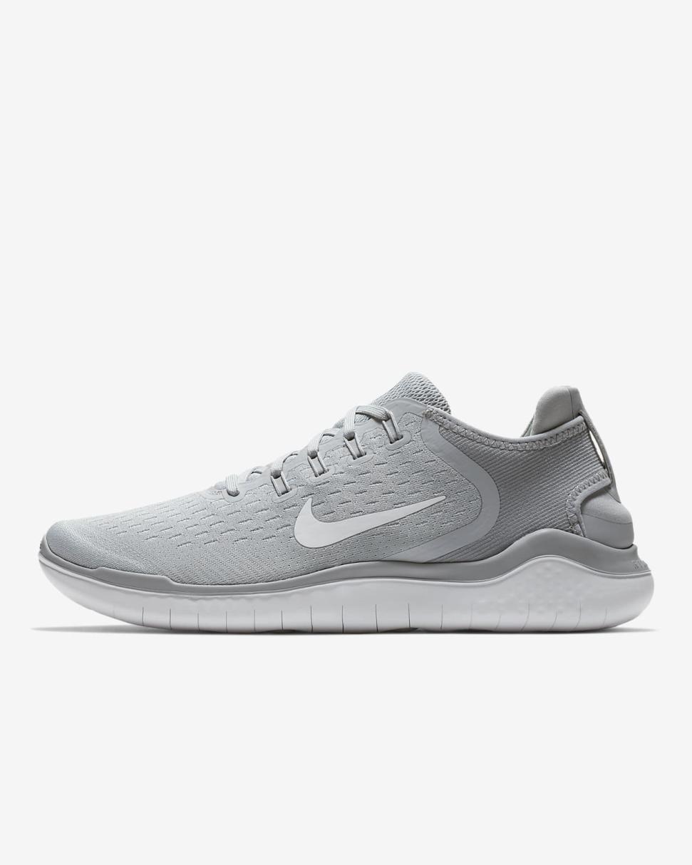 Nike Free Run 2018 Wolf Grey/White/Volt/White | Mens Nike Running