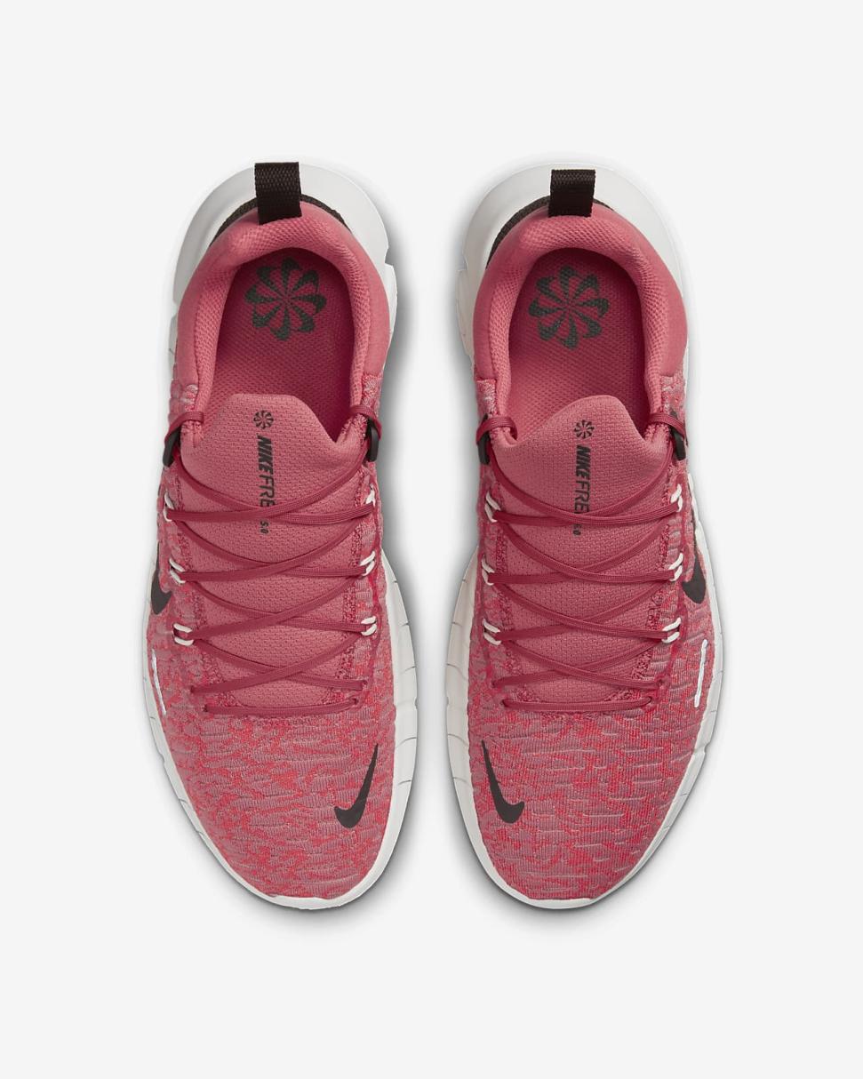 Nike Free Run 5.0 Adobe/Light Crimson/Phantom/Velvet Brown | Mens Nike Running