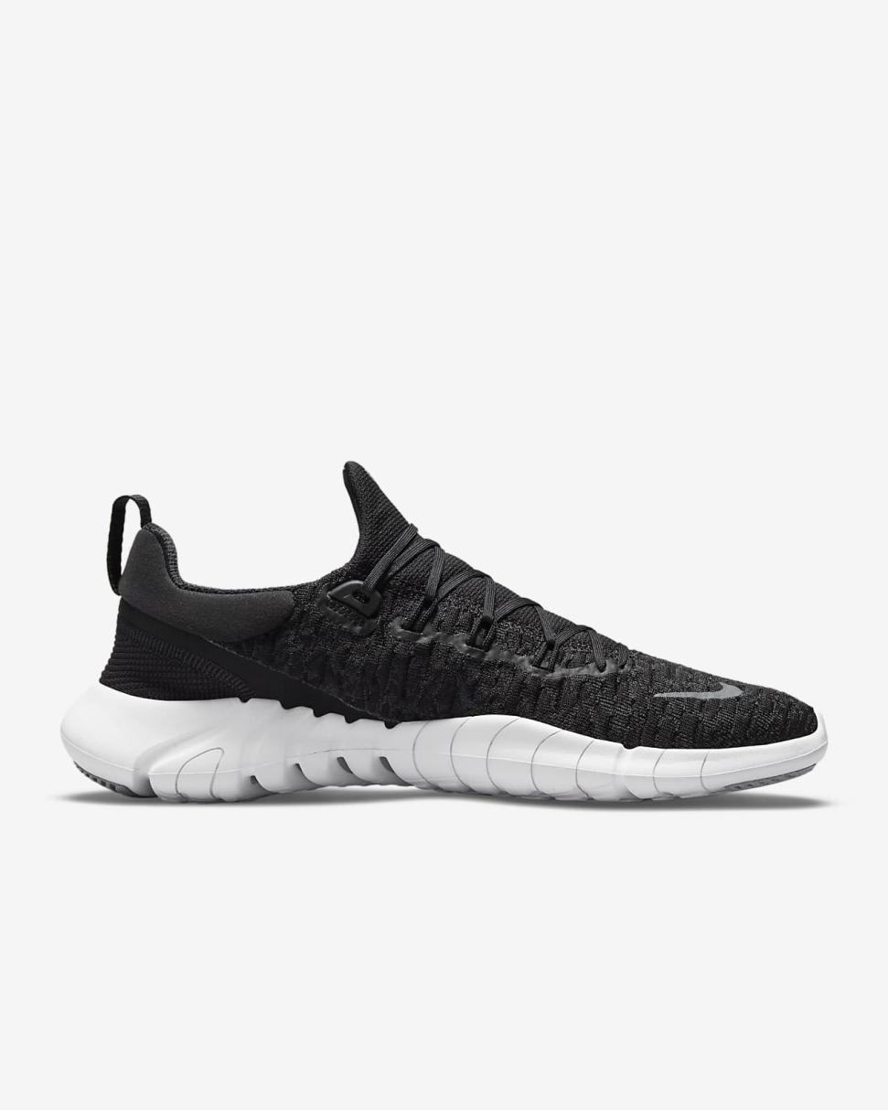 Nike Free Run 5.0 Black/Dark Smoke Grey/White | Womens Nike First Day Kicks