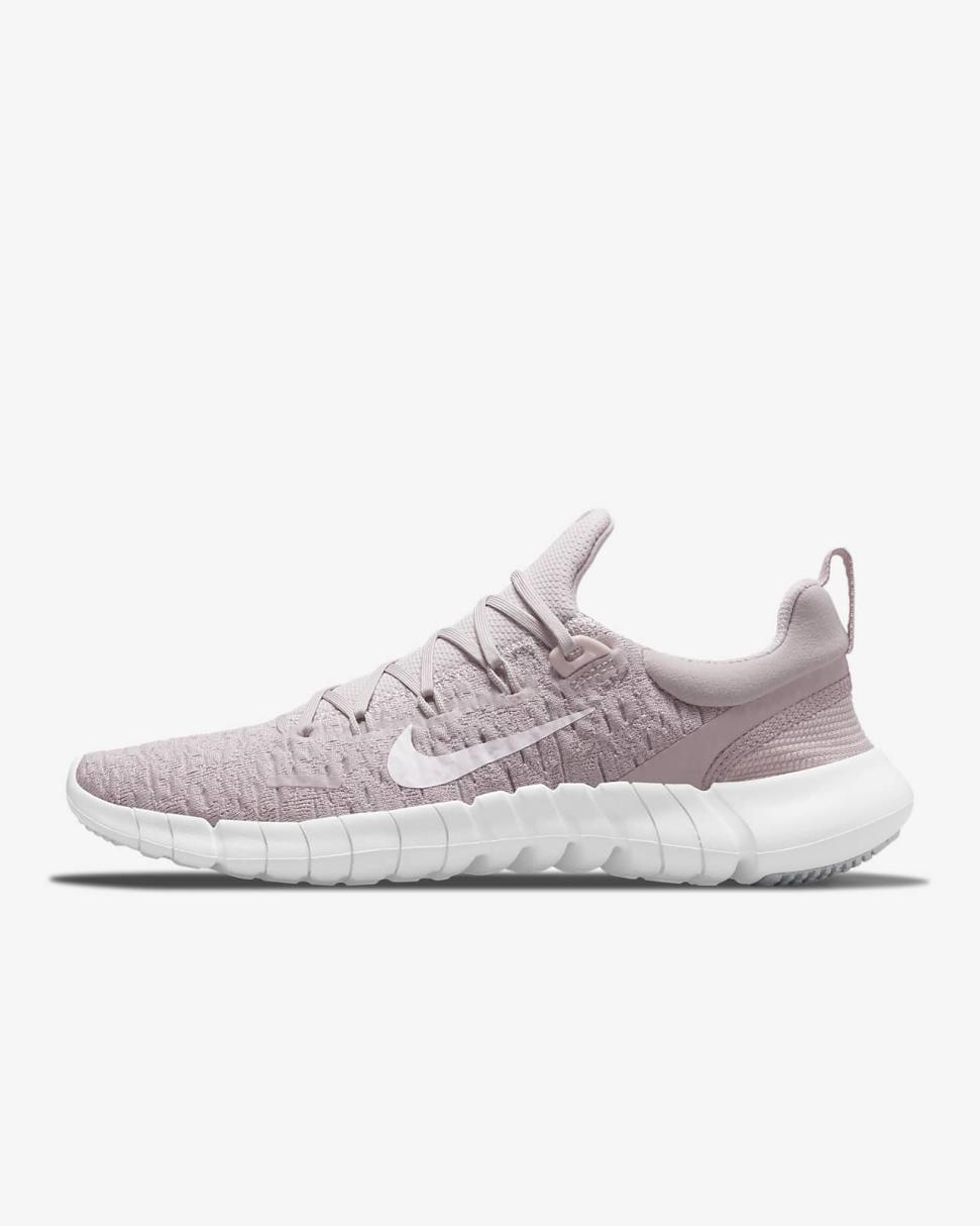 Nike Free Run 5.0 Platinum Violet/Champagne/White | Womens Nike First Day Kicks