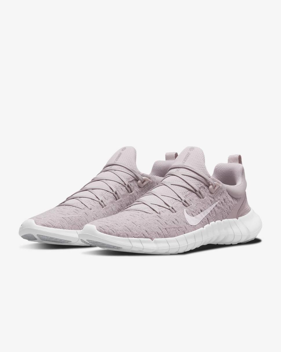 Nike Free Run 5.0 Platinum Violet/Champagne/White | Womens Nike First Day Kicks