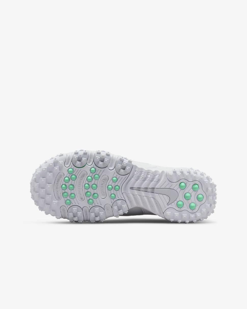 Nike Future Field White/Pure Platinum/Green Glow/Pure Platinum | Kids Nike Soccer