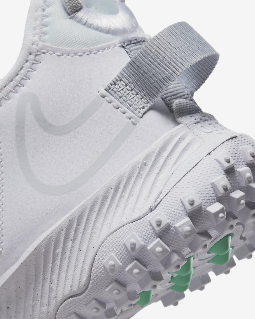 Nike Future Field White/Pure Platinum/Green Glow/Pure Platinum | Kids Nike Soccer