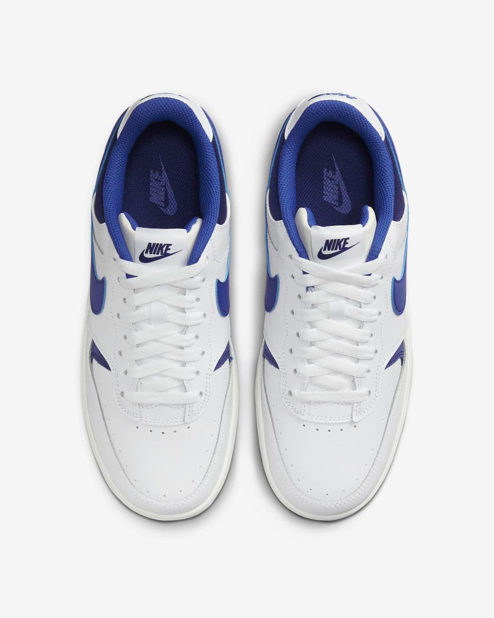 Nike Gamma Force White/Deep Royal Blue/Summit White/Game Royal | Womens Nike First Day Kicks