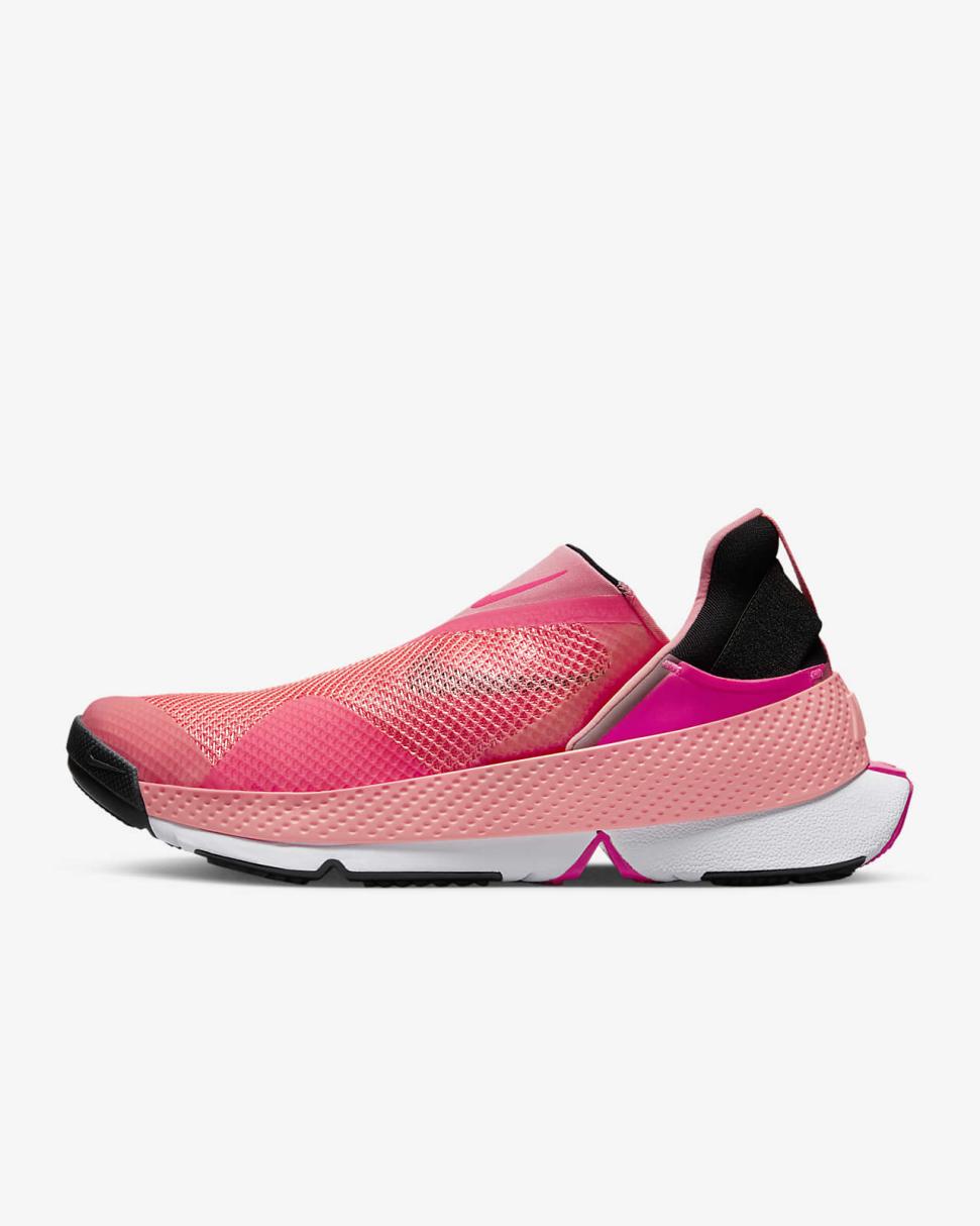 Nike Go FlyEase Pink Gaze/Hyper Pink/White/Black | Mens/Womens Nike Lifestyle