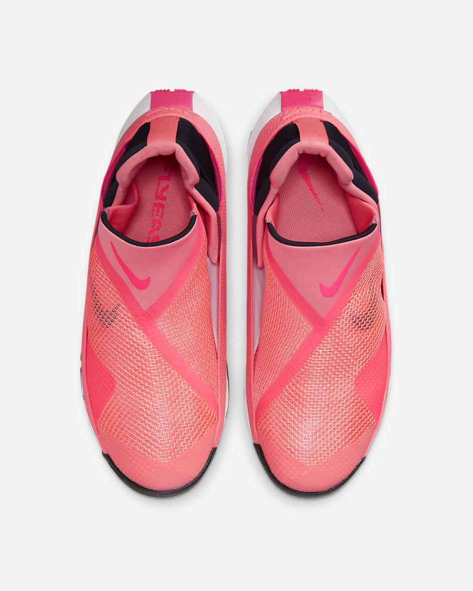 Nike Go FlyEase Pink Gaze/Hyper Pink/White/Black | Mens/Womens Nike Lifestyle