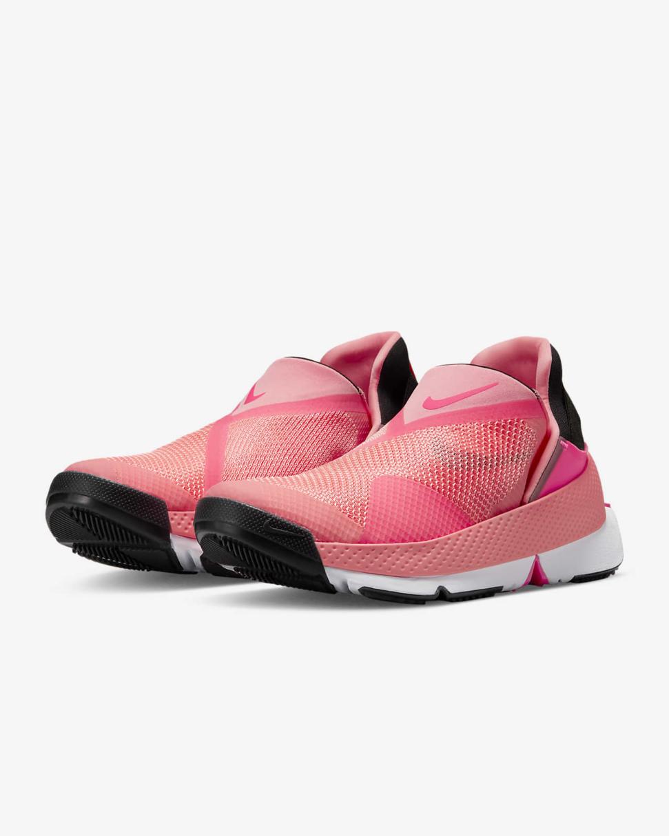 Nike Go FlyEase Pink Gaze/Hyper Pink/White/Black | Mens/Womens Nike Lifestyle