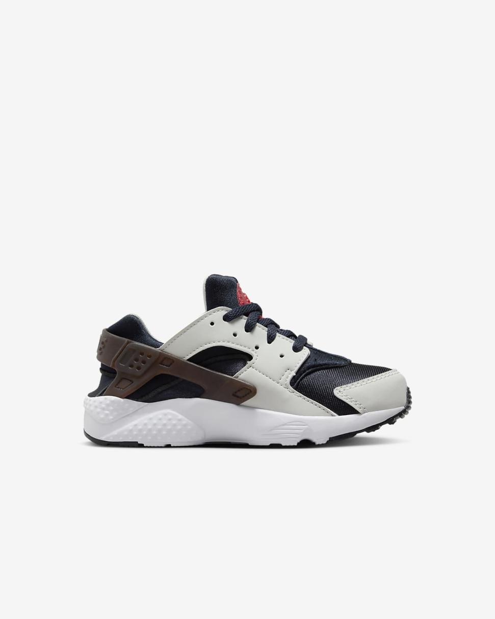 Nike Huarache Run Dark Obsidian/Photon Dust/White/Track Red | Kids Nike First Day Kicks
