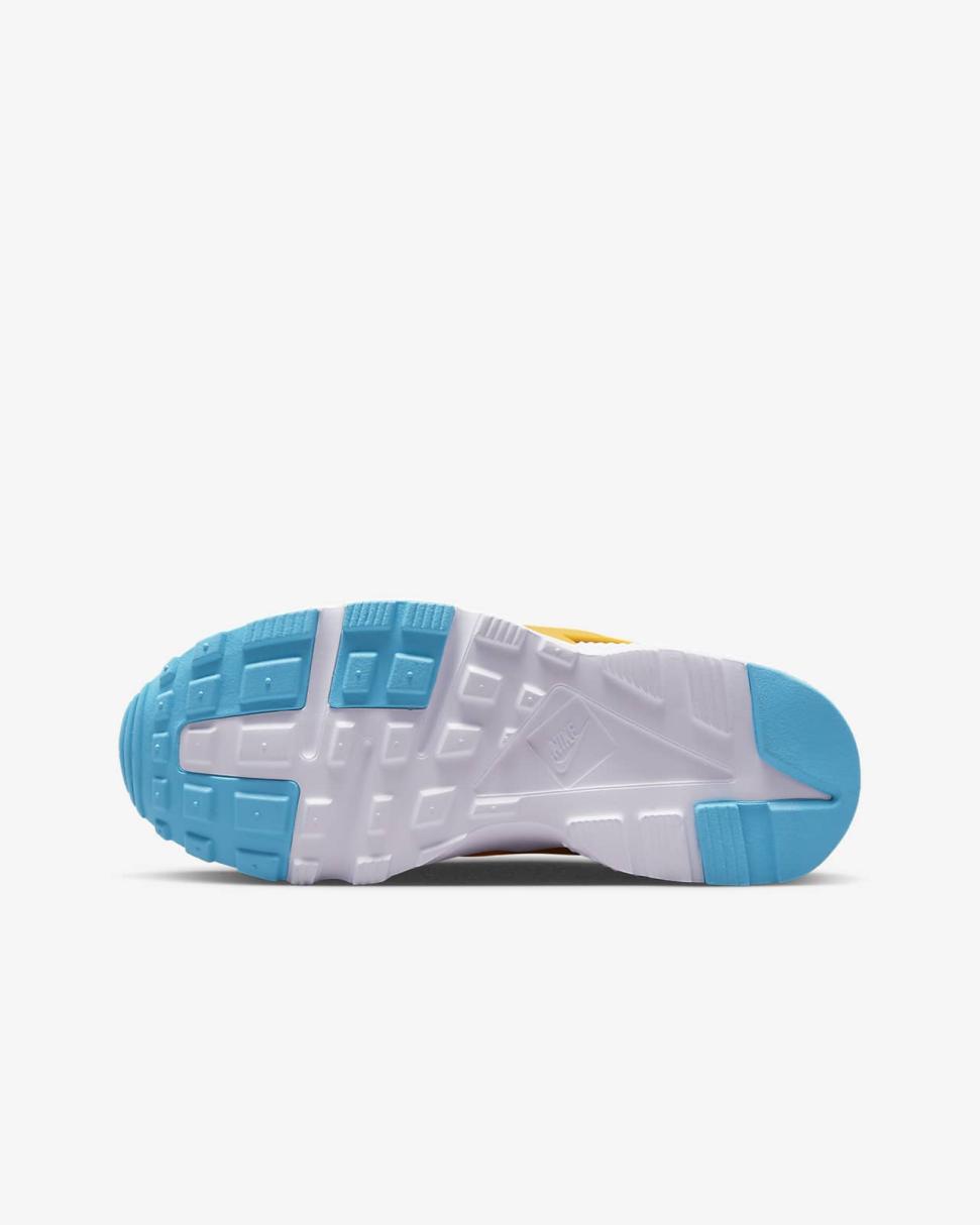 Nike Huarache Run Diffused Blue/Racer Blue/Blue Lightning/Laser Orange | Kids Nike First Day Kicks