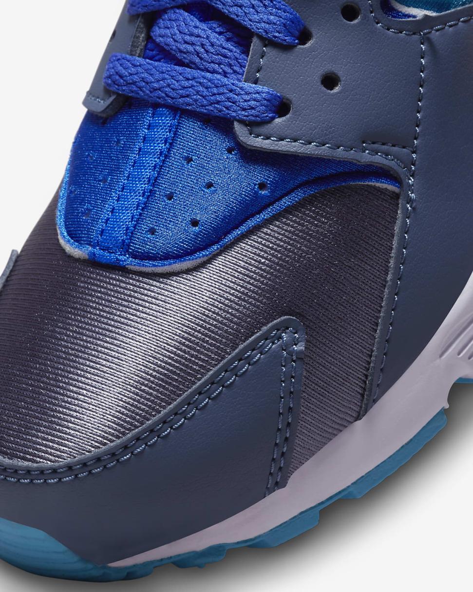 Nike Huarache Run Diffused Blue/Racer Blue/Blue Lightning/Laser Orange | Kids Nike First Day Kicks