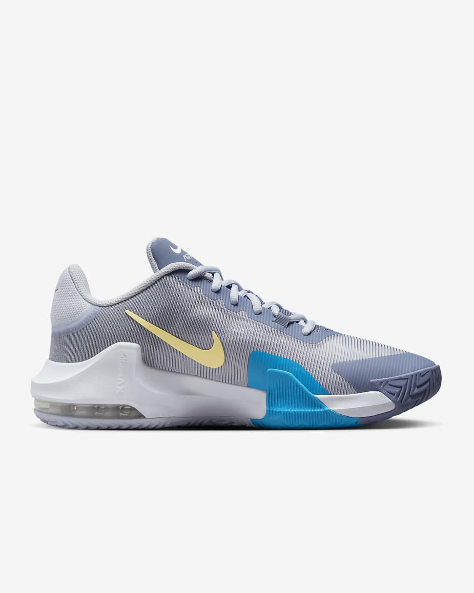 Nike Impact 4 Ashen Slate/Football Grey/Blue Lightning/Citron Tint | Mens/Womens Nike Basketball