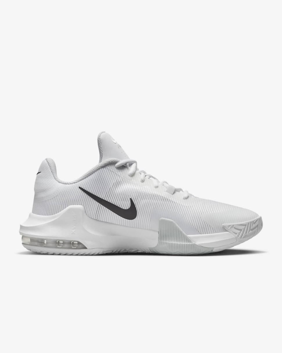 Nike Impact 4 White/Pure Platinum/Black | Mens/Womens Nike Basketball