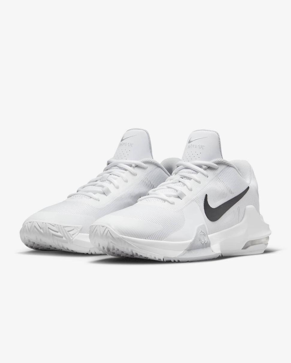Nike Impact 4 White/Pure Platinum/Black | Mens/Womens Nike Basketball