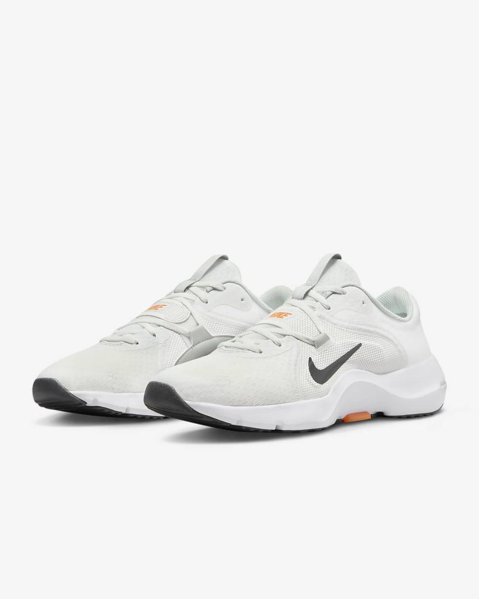 Nike In-Season TR 13 Light Silver/Summit White/Bright Mandarin/Iron Grey | Mens Nike Training & Gym