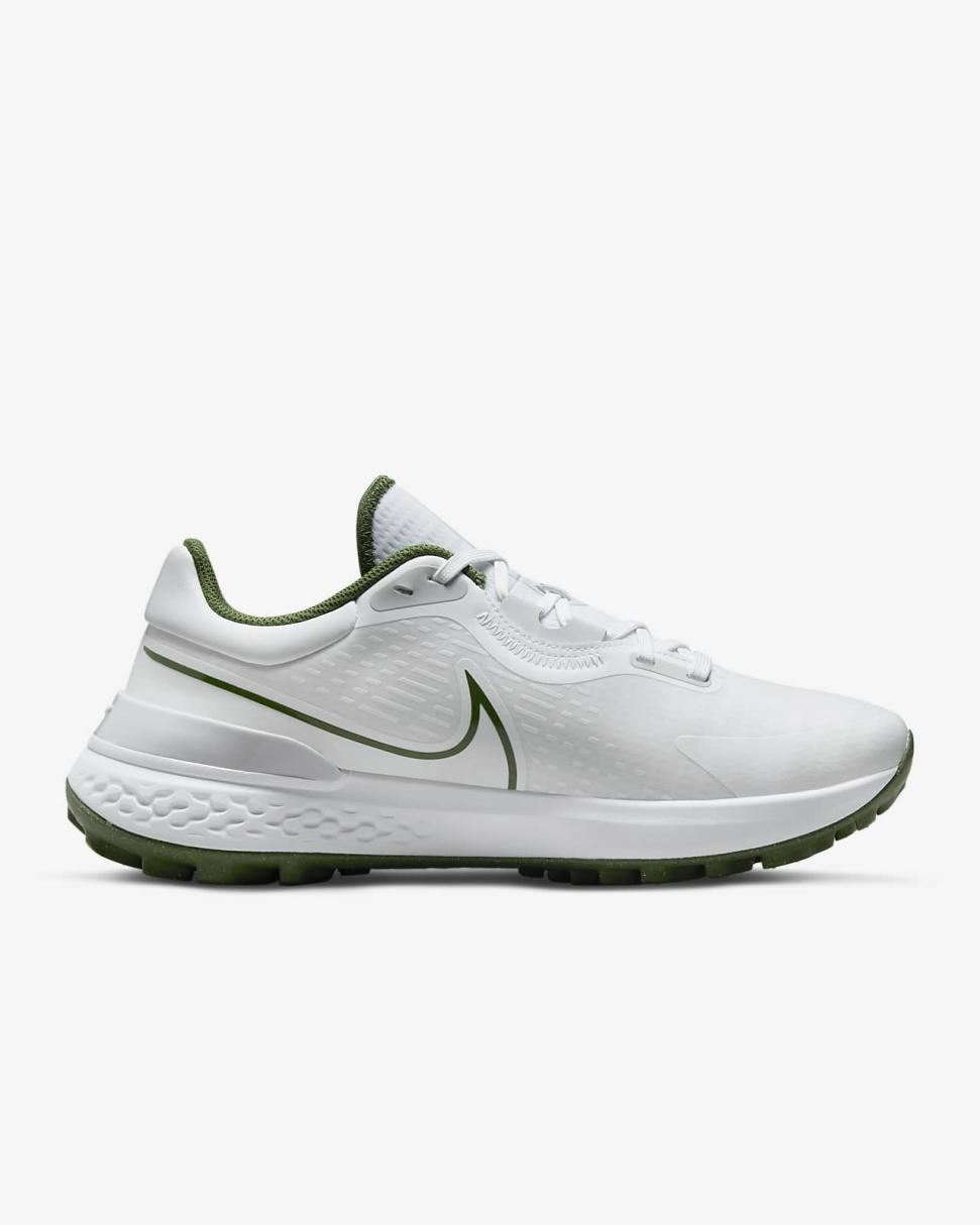 Nike Infinity Pro 2 White/Pure Platinum/Treeline | Mens Nike Golf