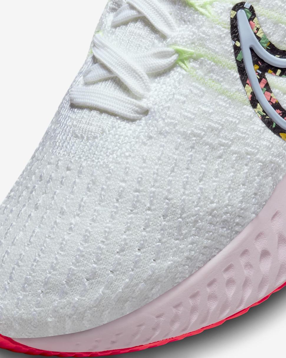 Nike Infinity React 3 White/Hot Punch/Pink Foam/Cobalt Bliss | Womens Nike Running