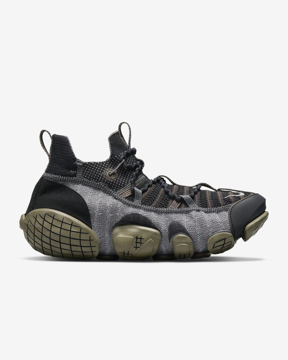 Nike ISPA Link Black/Medium Olive/Enigma Stone | Mens Nike Lifestyle