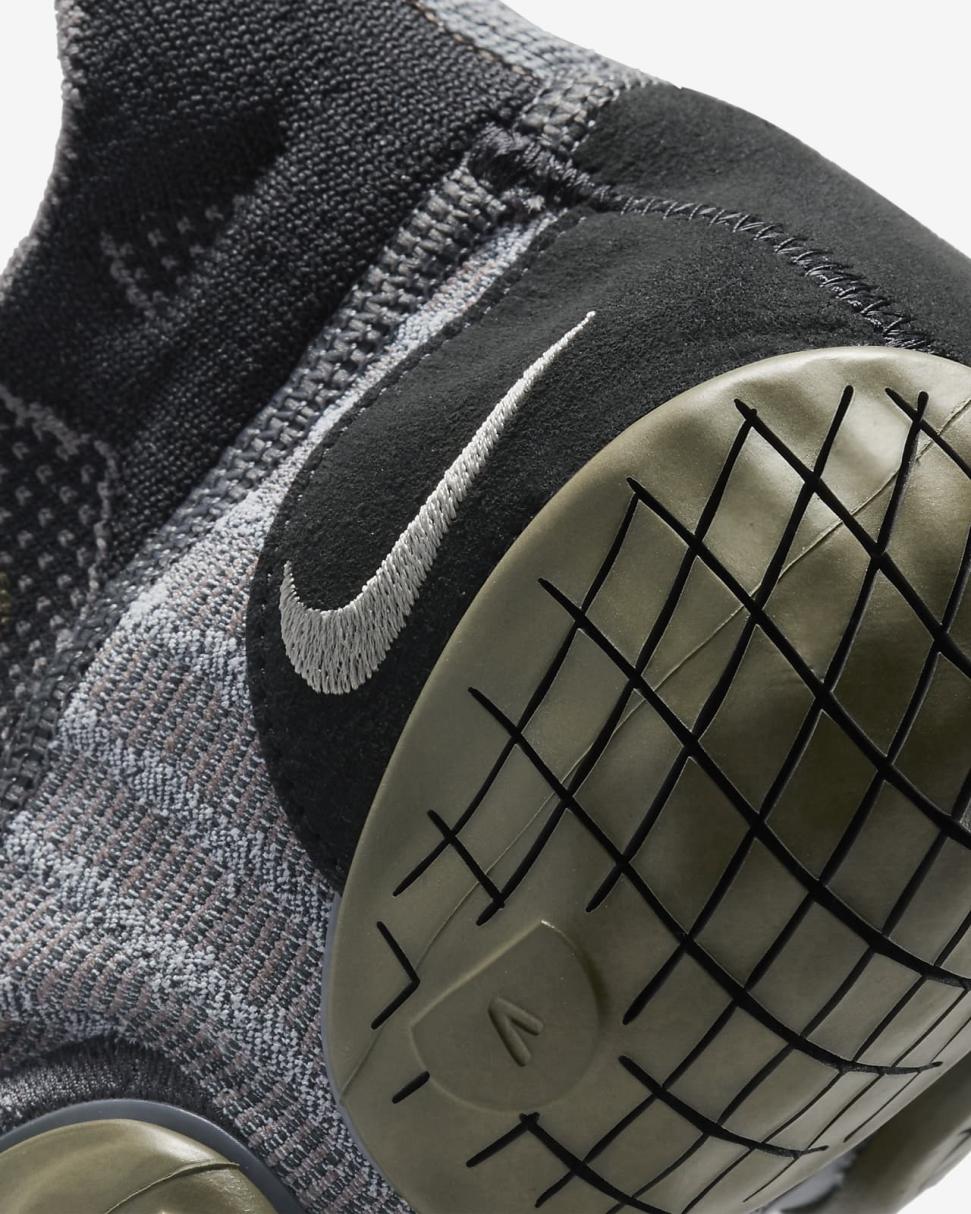 Nike ISPA Link Black/Medium Olive/Enigma Stone | Mens Nike Lifestyle