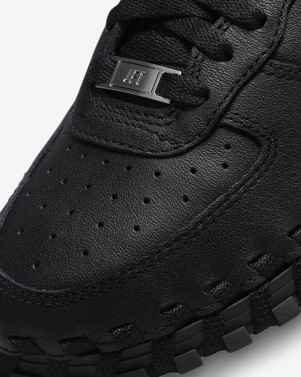 Nike J Force 1 Low LX SP Black/Black/Anthracite/Metallic Silver | Womens Nike First Day Kicks