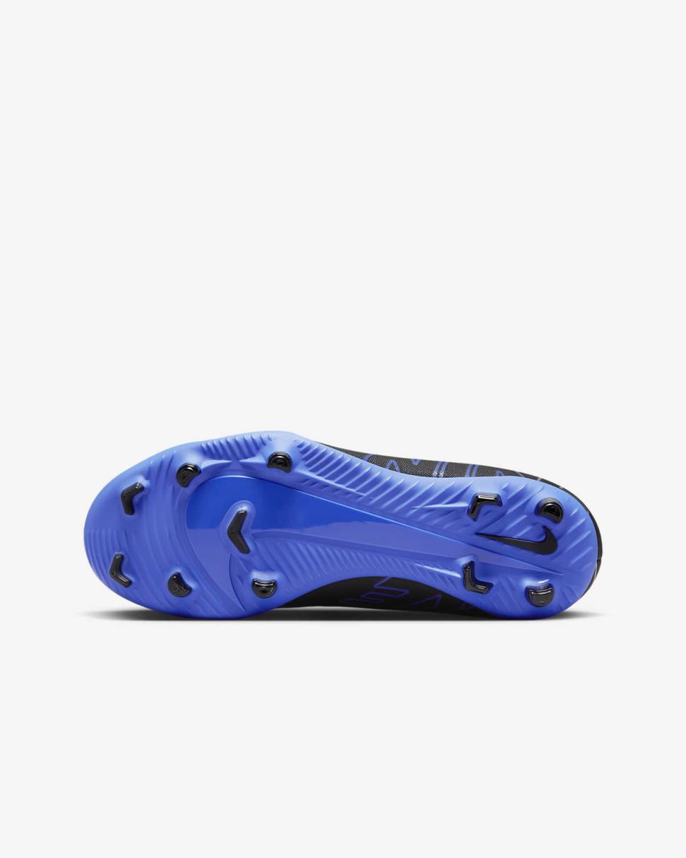 Nike Jr. Mercurial Superfly 9 Club Black/Hyper Royal/Chrome | Kids Nike Soccer