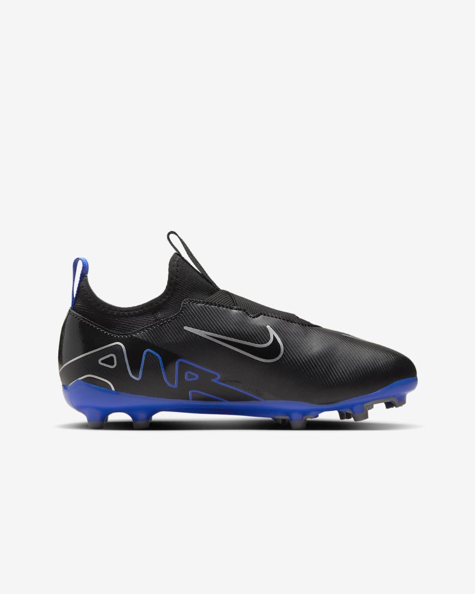 Nike Jr. Mercurial Vapor 15 Academy Black/Hyper Royal/Chrome | Kids Nike First Day Kicks