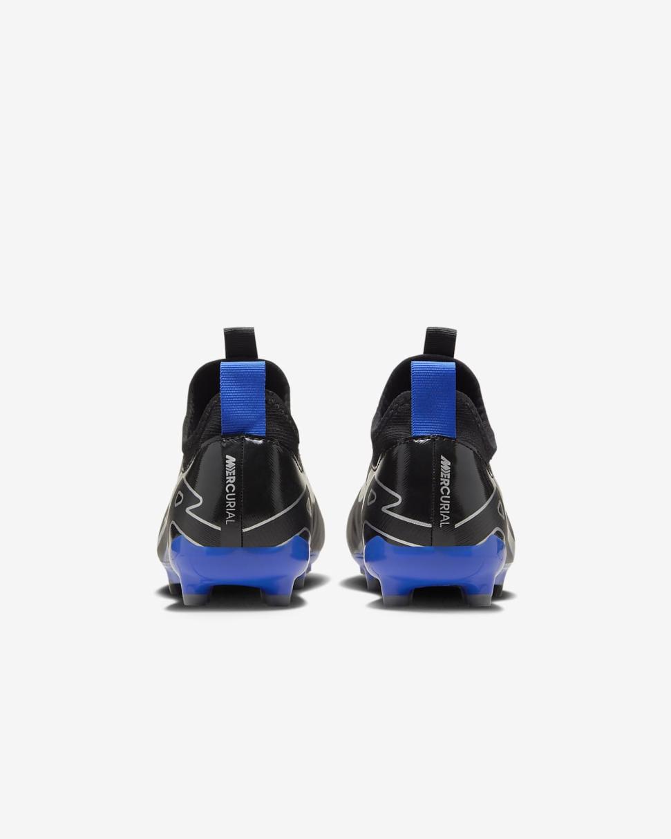 Nike Jr. Mercurial Vapor 15 Academy Black/Hyper Royal/Chrome | Kids Nike First Day Kicks