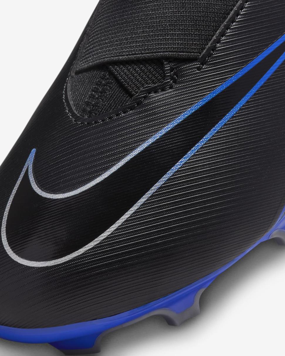 Nike Jr. Mercurial Vapor 15 Academy Black/Hyper Royal/Chrome | Kids Nike First Day Kicks