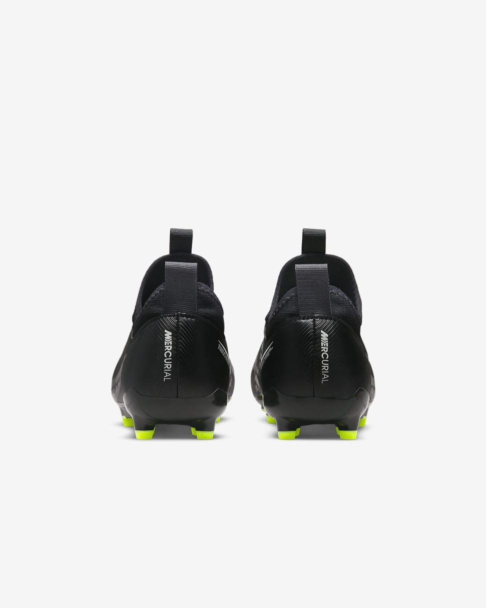 Nike Jr. Mercurial Vapor 15 Academy Black/Summit White/Volt/Dark Smoke Grey | Kids Nike First Day Kicks