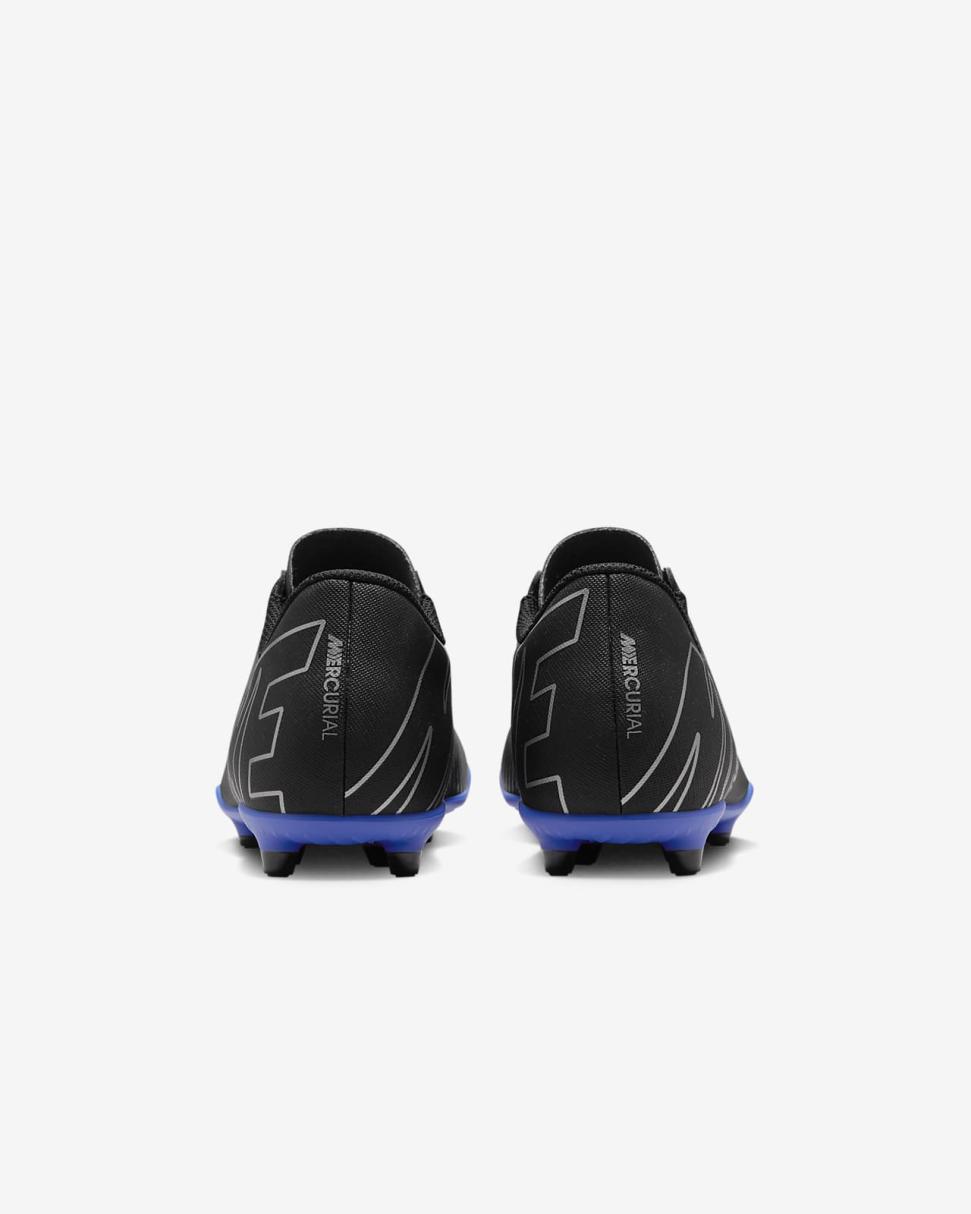 Nike Jr. Mercurial Vapor 15 Club Black/Hyper Royal/Chrome | Kids Nike Soccer
