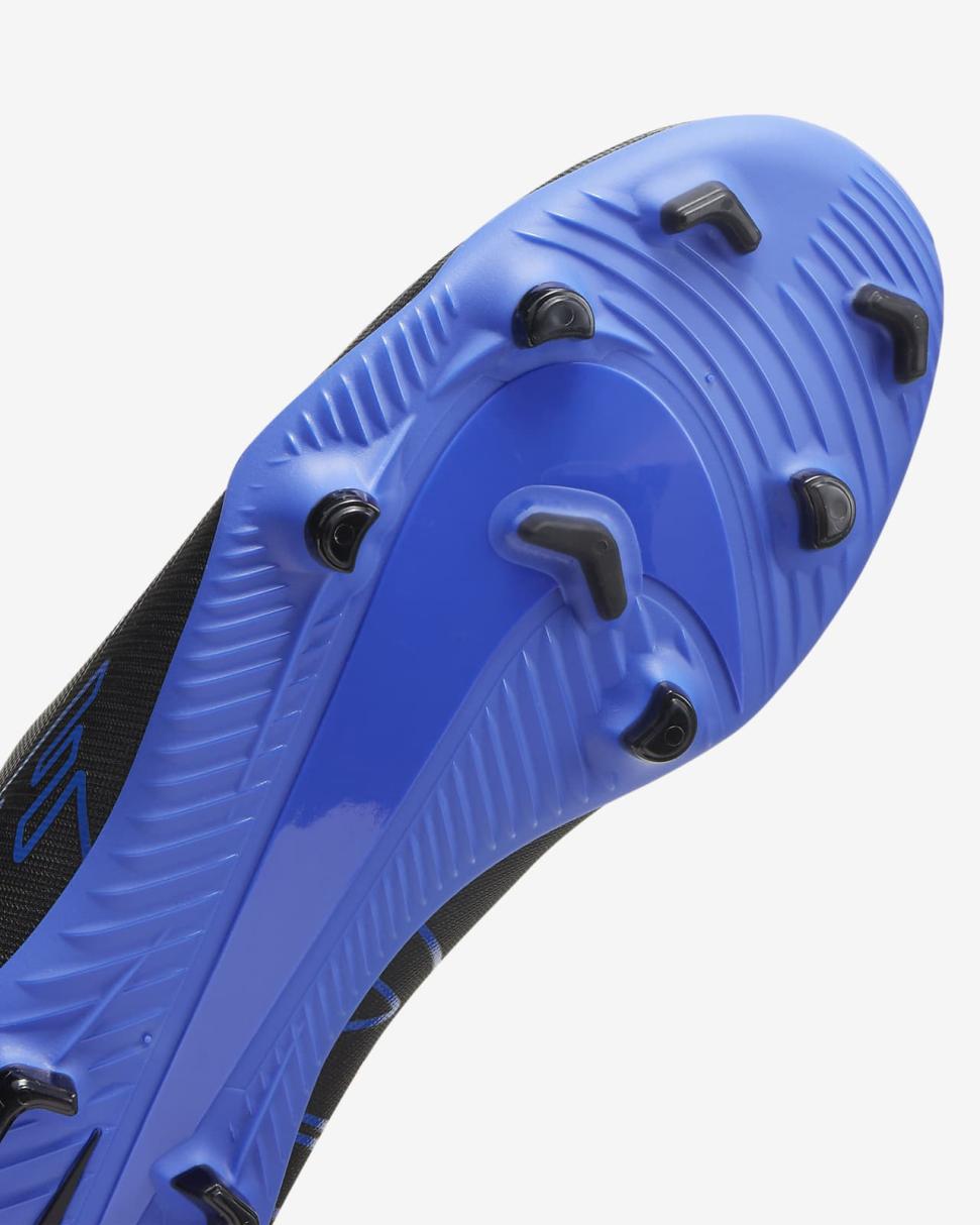 Nike Jr. Mercurial Vapor 15 Club Black/Hyper Royal/Chrome | Kids Nike Soccer