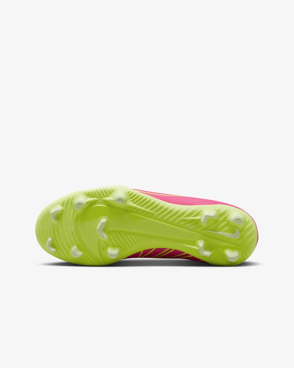 Nike Jr. Mercurial Vapor 15 Club Pink Blast/Gridiron/Volt | Kids Nike Soccer