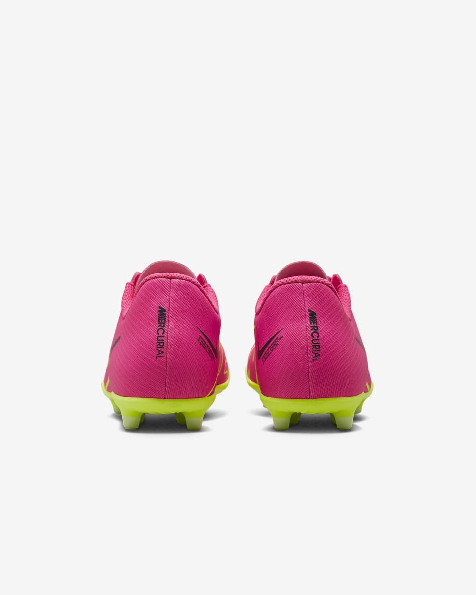 Nike Jr. Mercurial Vapor 15 Club Pink Blast/Gridiron/Volt | Kids Nike Soccer