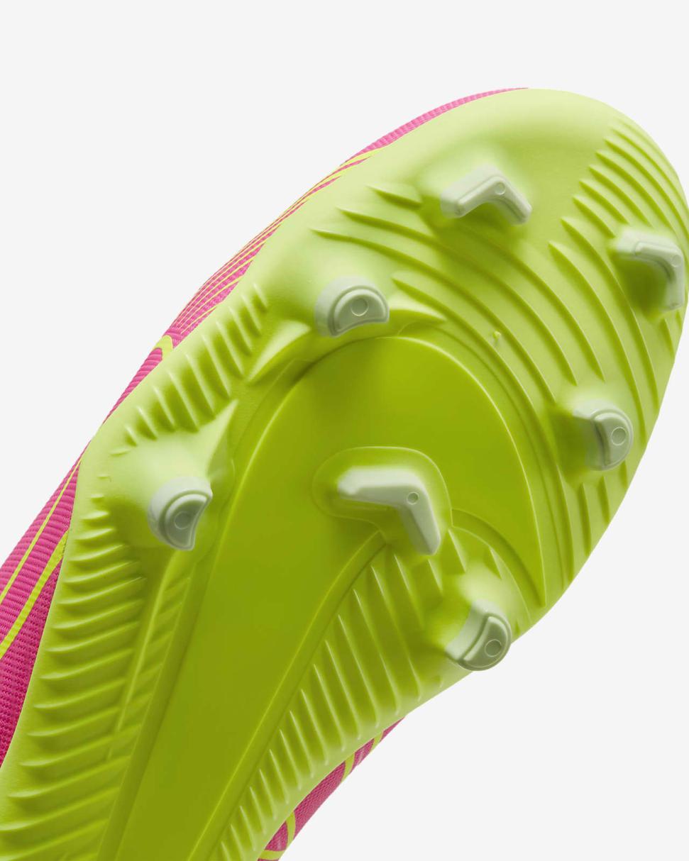 Nike Jr. Mercurial Vapor 15 Club Pink Blast/Gridiron/Volt | Kids Nike Soccer