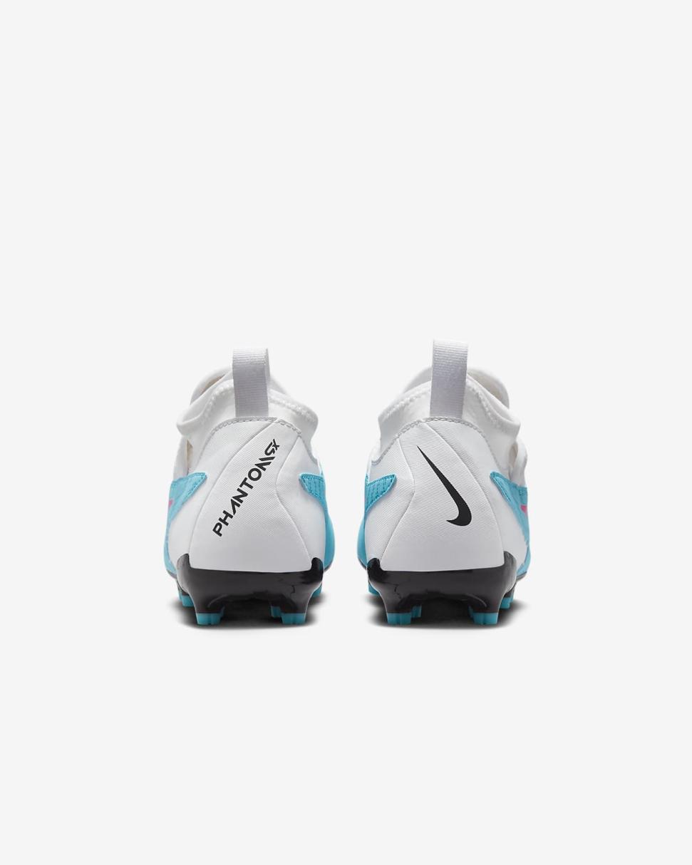 Nike Jr. Phantom GX Academy Baltic Blue/White/Laser Blue/Pink Blast | Kids Nike Soccer