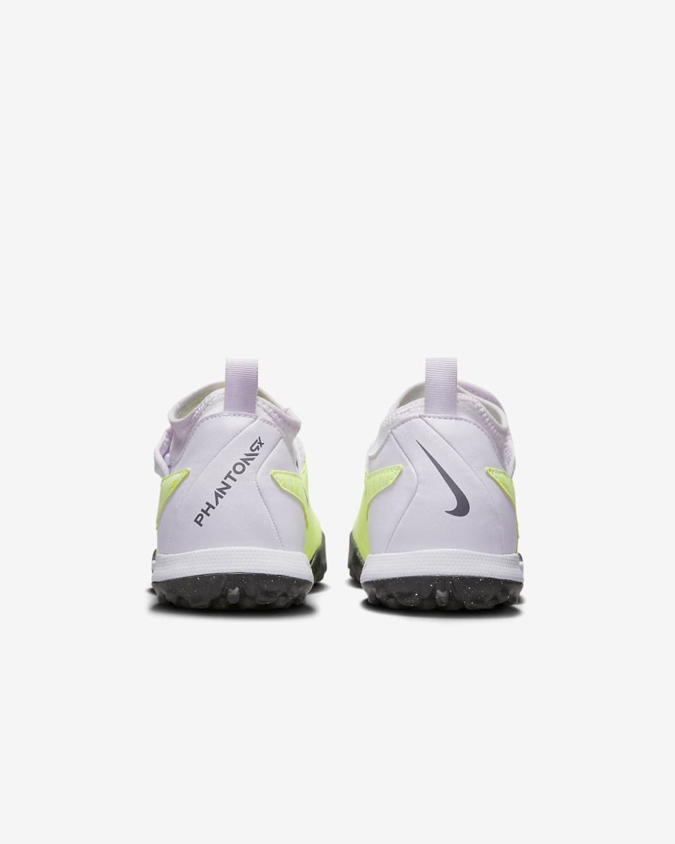 Nike Jr. Phantom GX Academy Barely Volt/Barely Grape/Gridiron | Kids Nike Soccer
