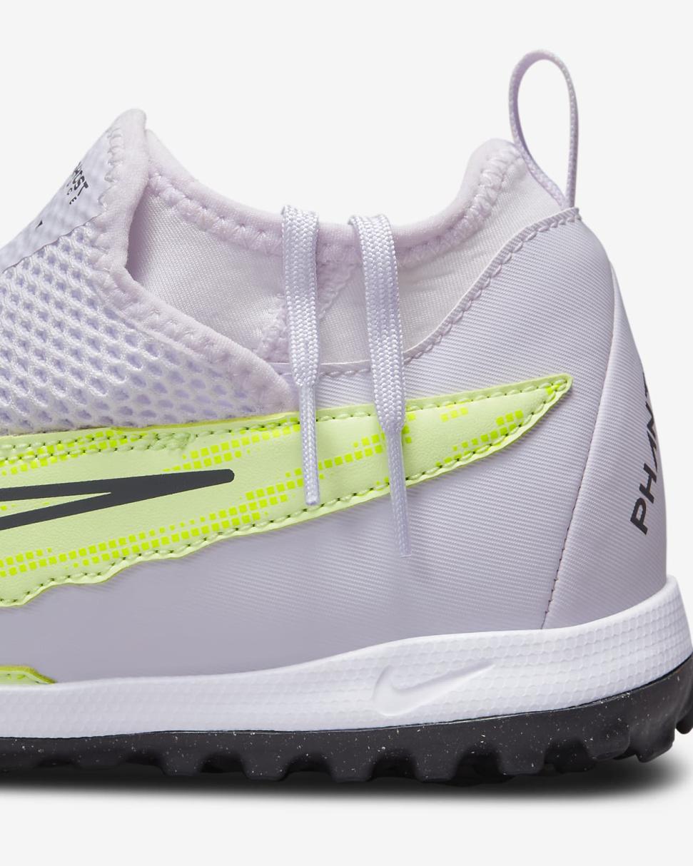 Nike Jr. Phantom GX Academy Barely Volt/Barely Grape/Gridiron | Kids Nike Soccer