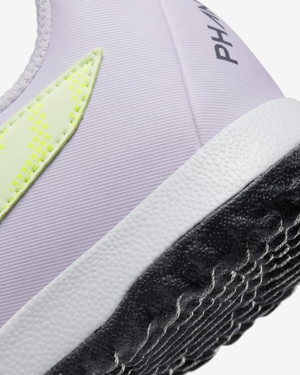 Nike Jr. Phantom GX Academy Volt/Pink Spell/Gridiron | Kids Nike Soccer