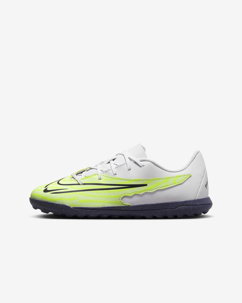 Nike Jr. Phantom GX Club Barely Volt/Barely Grape/Gridiron | Kids Nike Soccer