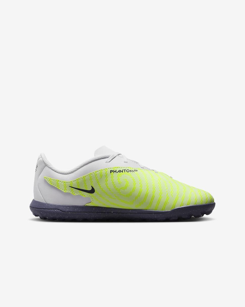 Nike Jr. Phantom GX Club Barely Volt/Barely Grape/Gridiron | Kids Nike Soccer