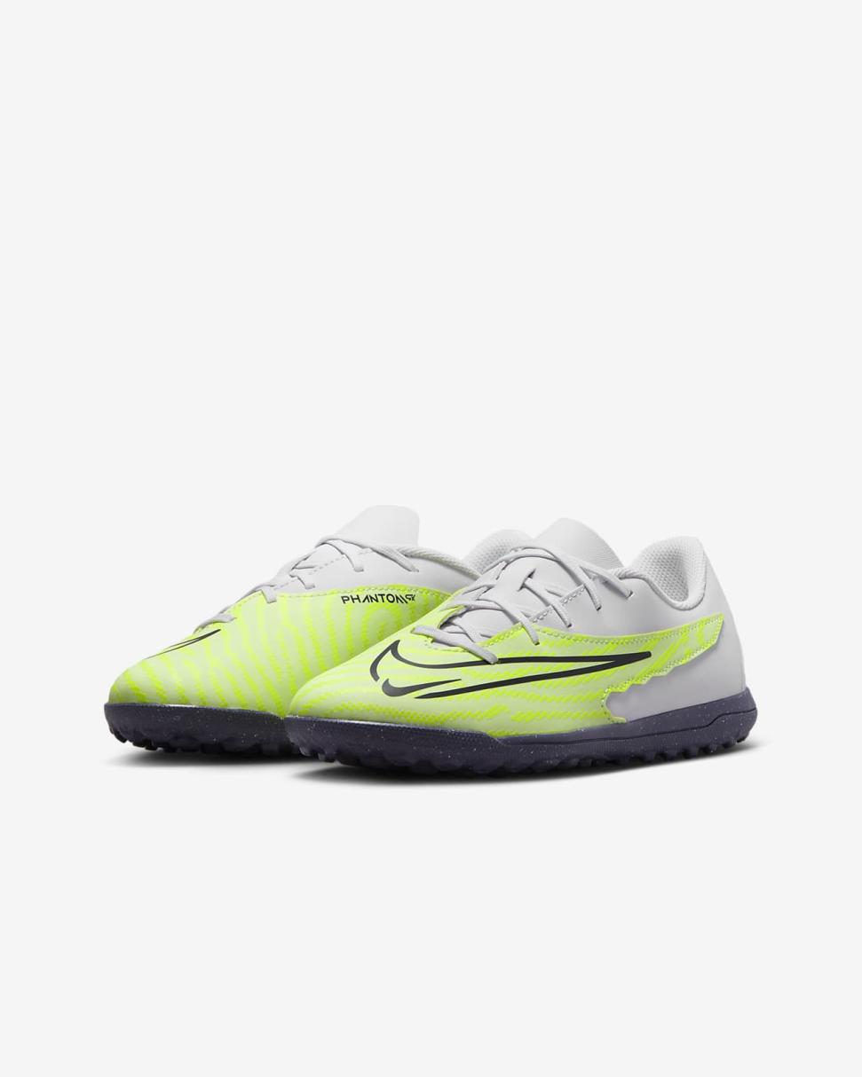 Nike Jr. Phantom GX Club Barely Volt/Barely Grape/Gridiron | Kids Nike Soccer