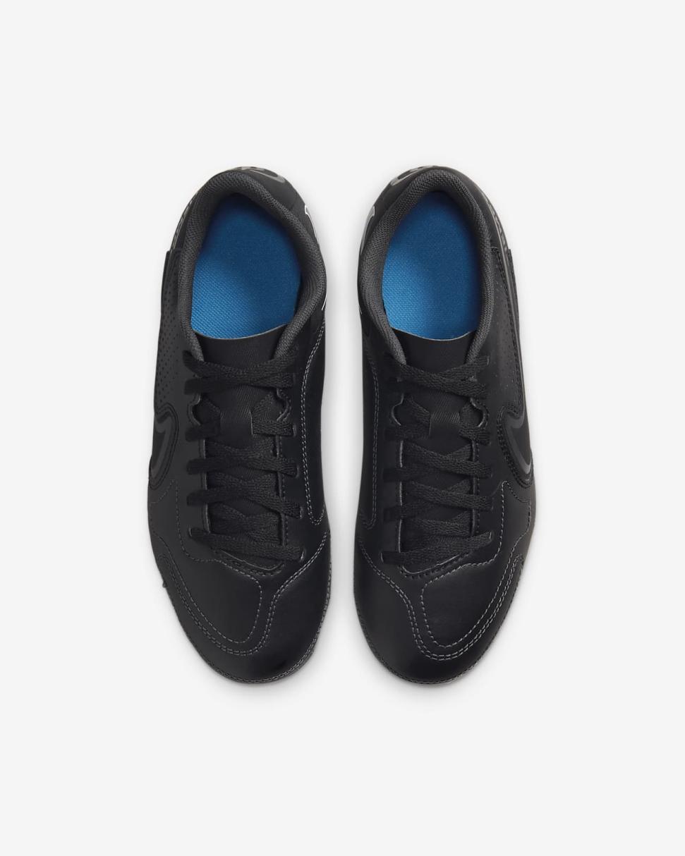Nike Jr. Tiempo Legend 9 Club MG Black/Summit White/Light Photo Blue/Black | Kids Nike Soccer