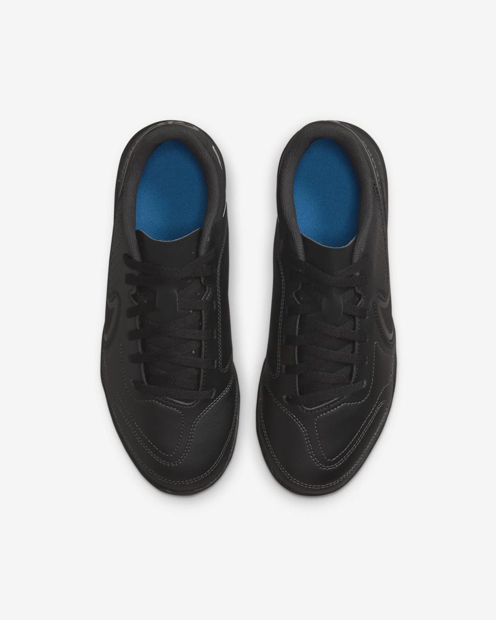 Nike Jr. Tiempo Legend 9 Club TF Black/Summit White/Light Photo Blue/Black | Kids Nike Soccer