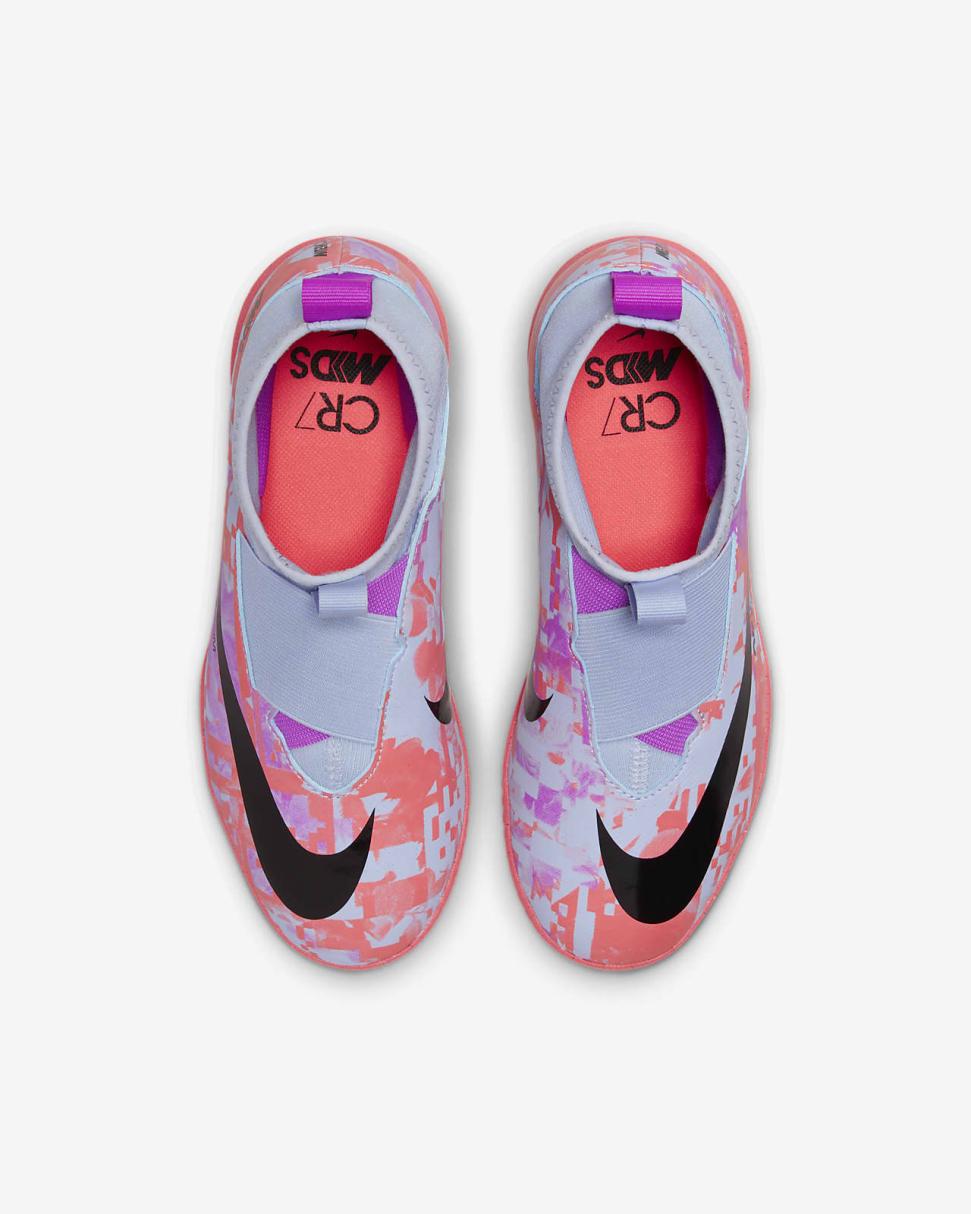 Nike Jr. Zoom Mercurial Dream Speed Superfly 9 Academy IC Cobalt Bliss/Fuchsia Dream/Hot Punch/Black | Kids Nike Soccer