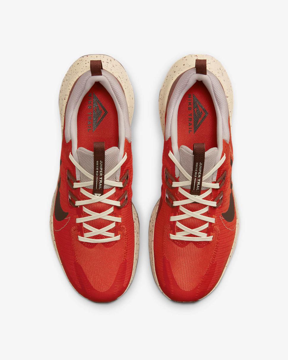 Nike Juniper Trail 2 Picante Red/Diffused Taupe/Sanddrift/Earth | Mens Nike First Day Kicks