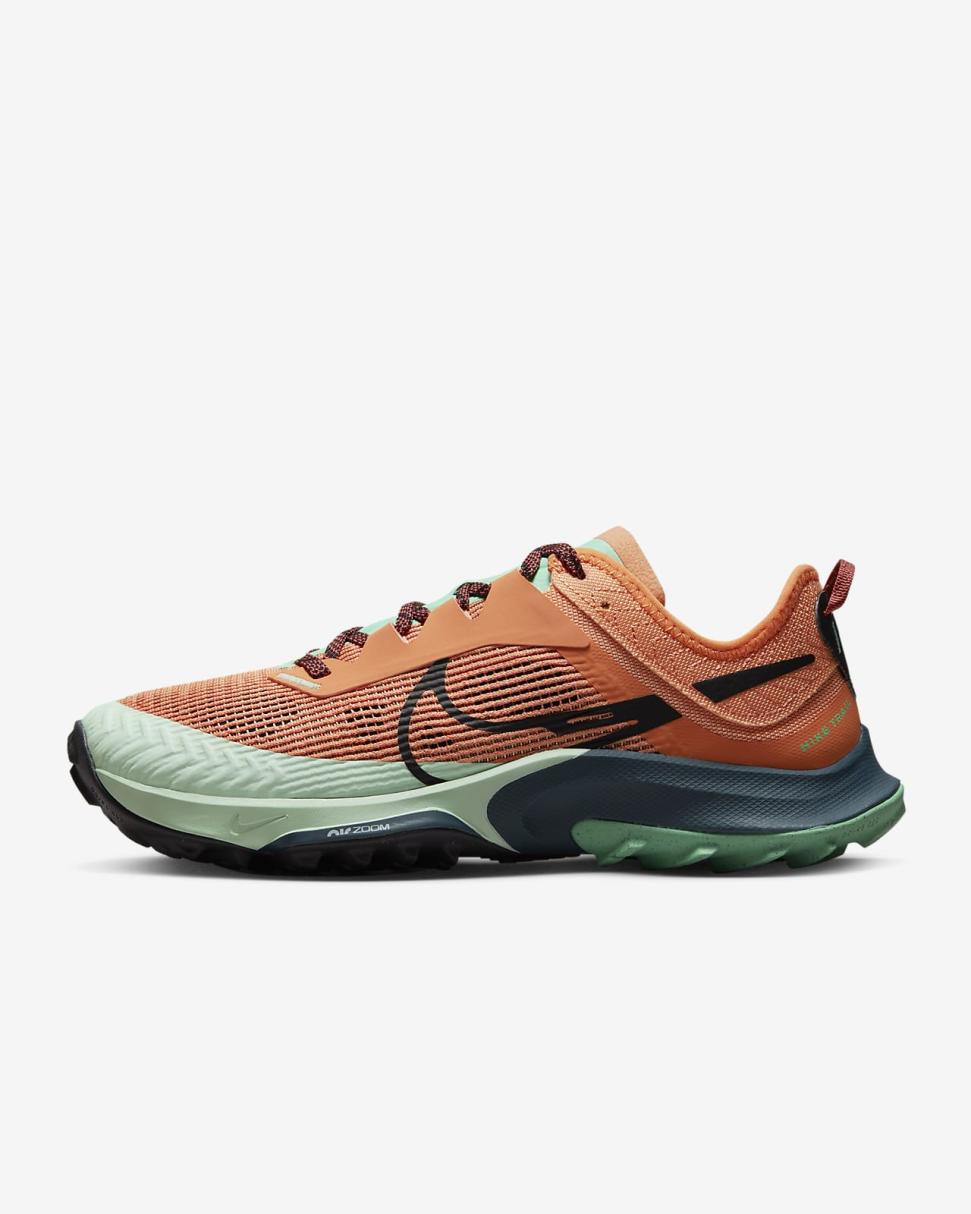 Nike Kiger 8 Orange Trance/Mint Foam/Mineral Slate/Black | Womens Nike Running