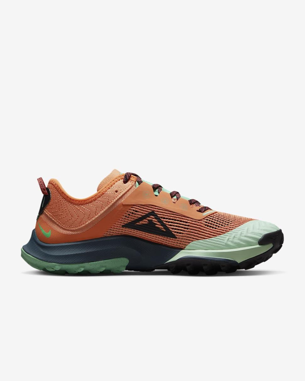 Nike Kiger 8 Orange Trance/Mint Foam/Mineral Slate/Black | Womens Nike Running